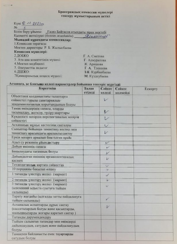 Бракераждық комиссия